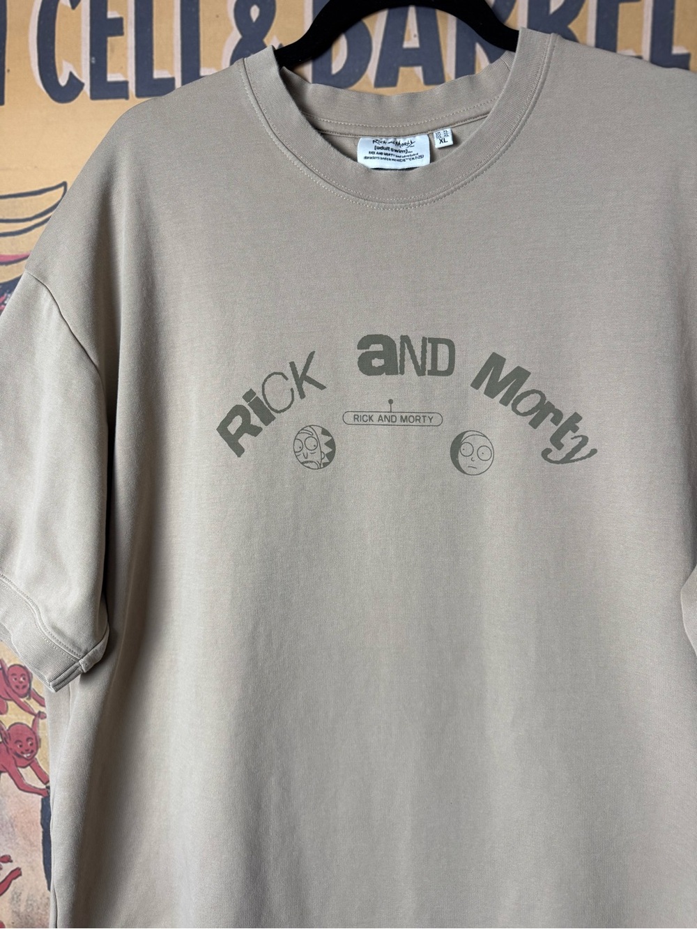 Rick and Morty Adult Swim Front & Back Graphic T-Shirt